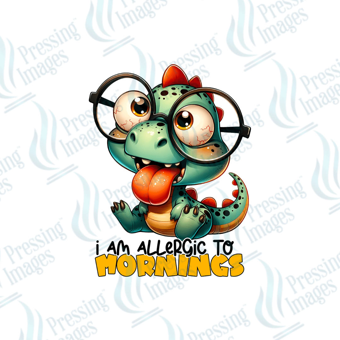DTF 3163 Allergic to mornings - Pressing Images