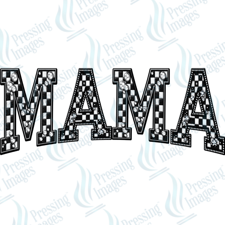 DTF 3170 Checkered Mama - Pressing Images