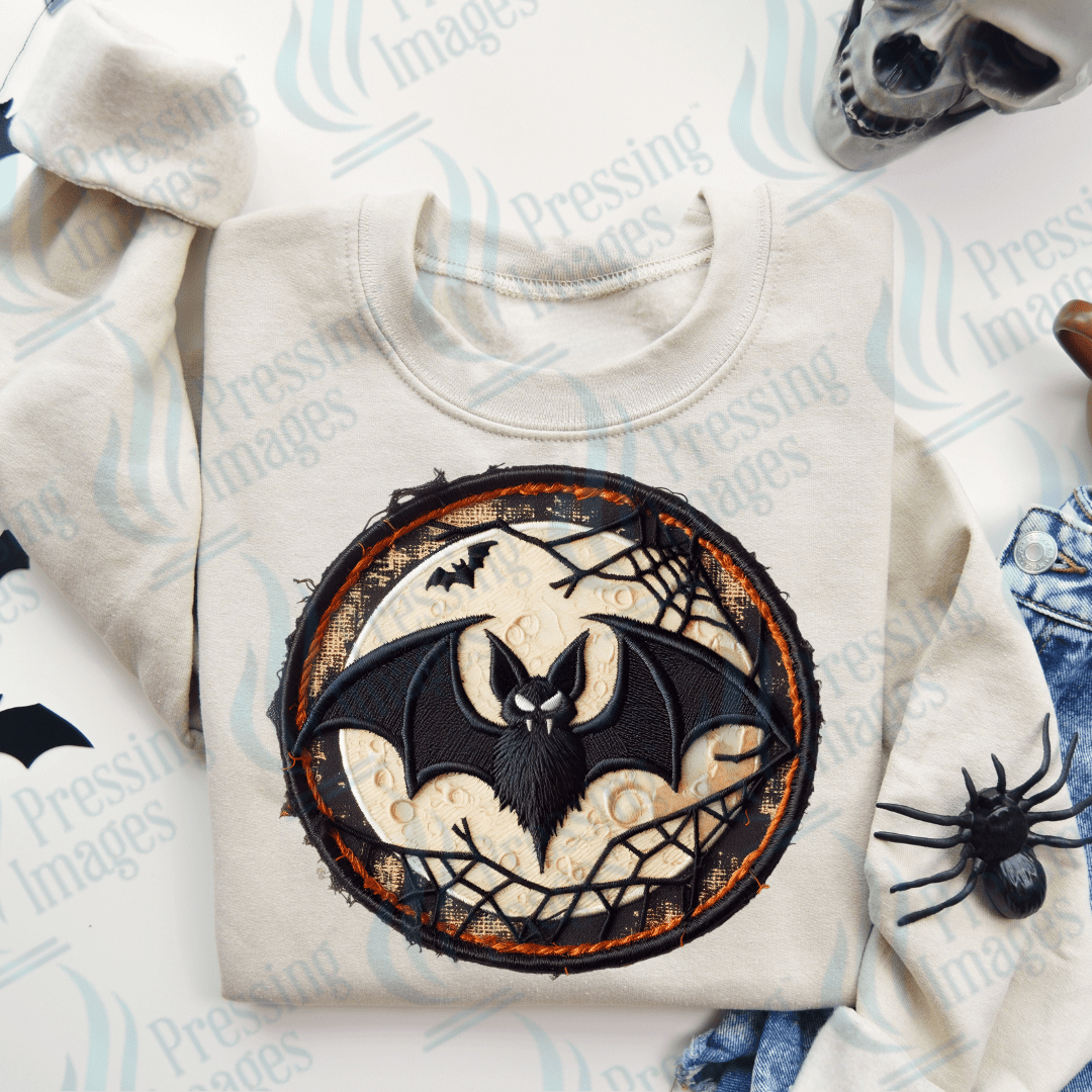 DTF 3175 Full moon bat - Pressing Images