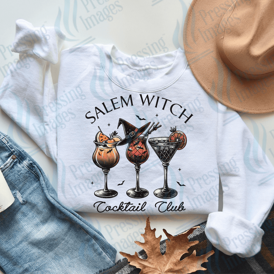 DTF 3198 Salem witch cocktail club - Pressing Images