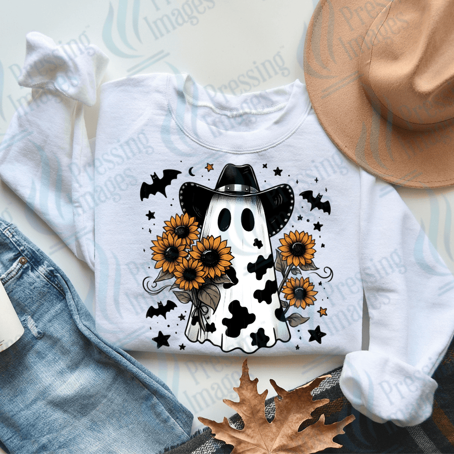 DTF 3207 Cow print ghost - Pressing Images