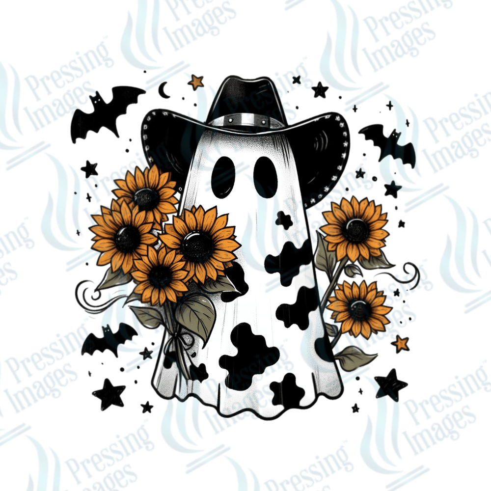 DTF 3207 Cow print ghost - Pressing Images