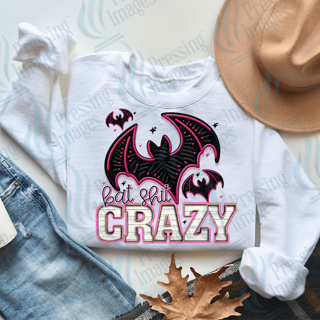 DTF 3223 Bat shit crazy - Pressing Images