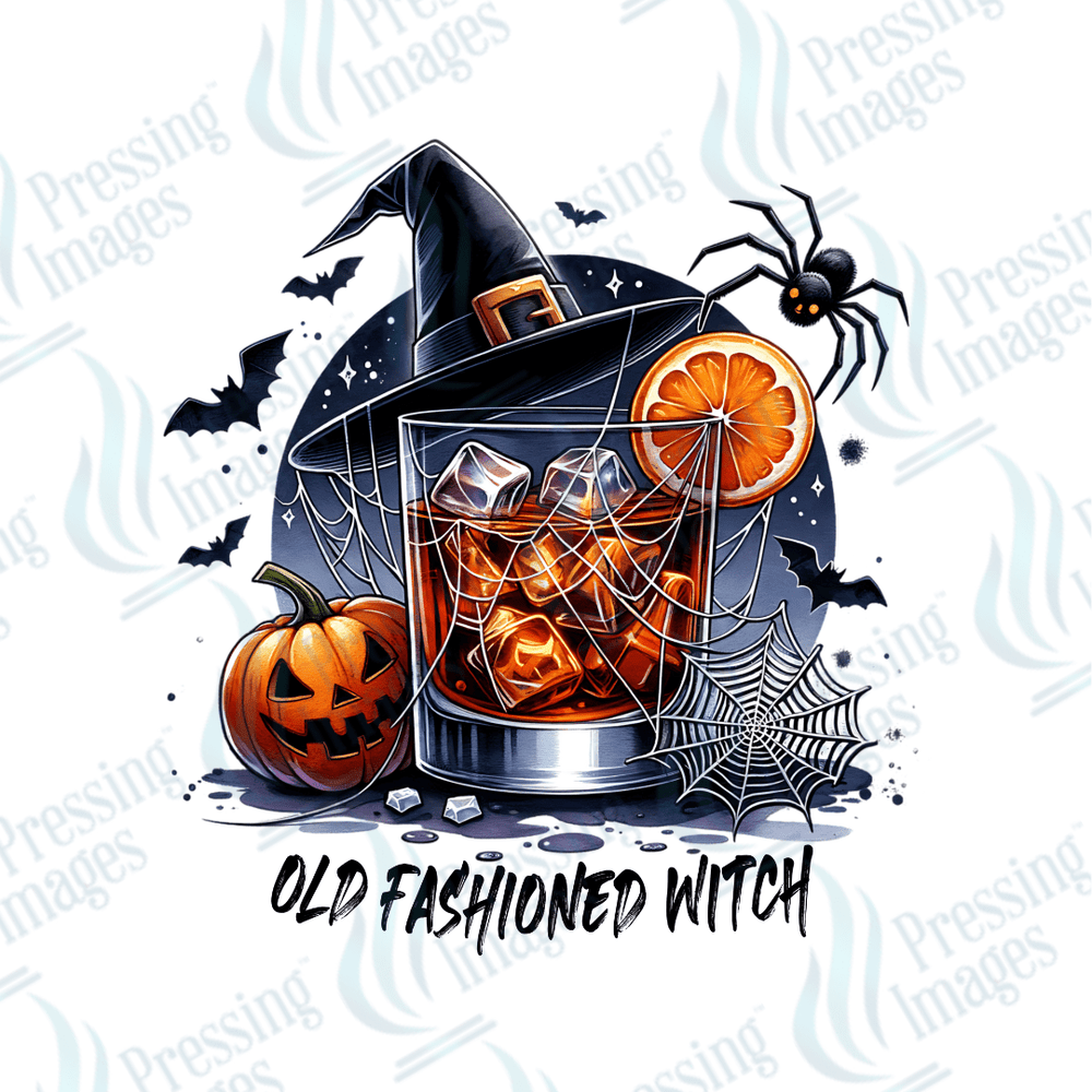 DTF 3227 Old fashioned witch - Pressing Images