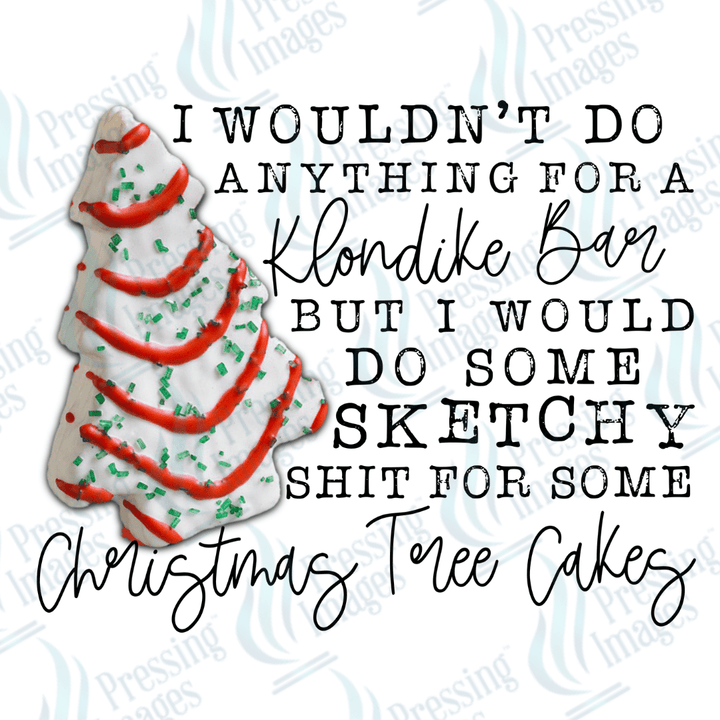 DTF 3236 Christmas cakes - Pressing Images