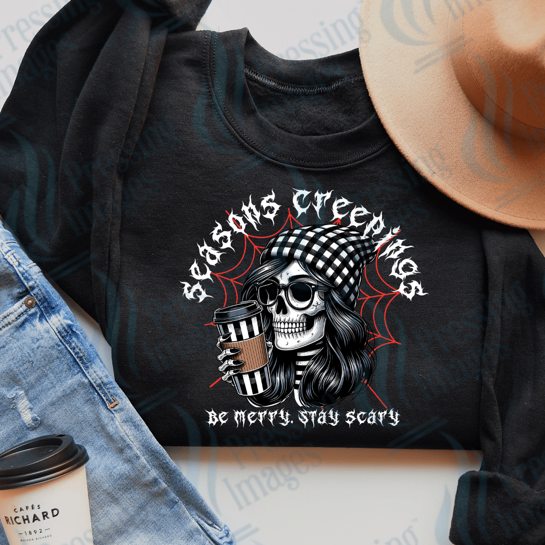 DTF 3250 Season's creepings - Pressing Images