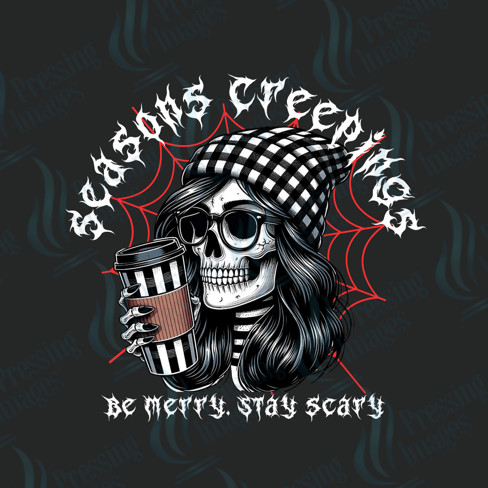 DTF 3250 Season's creepings - Pressing Images