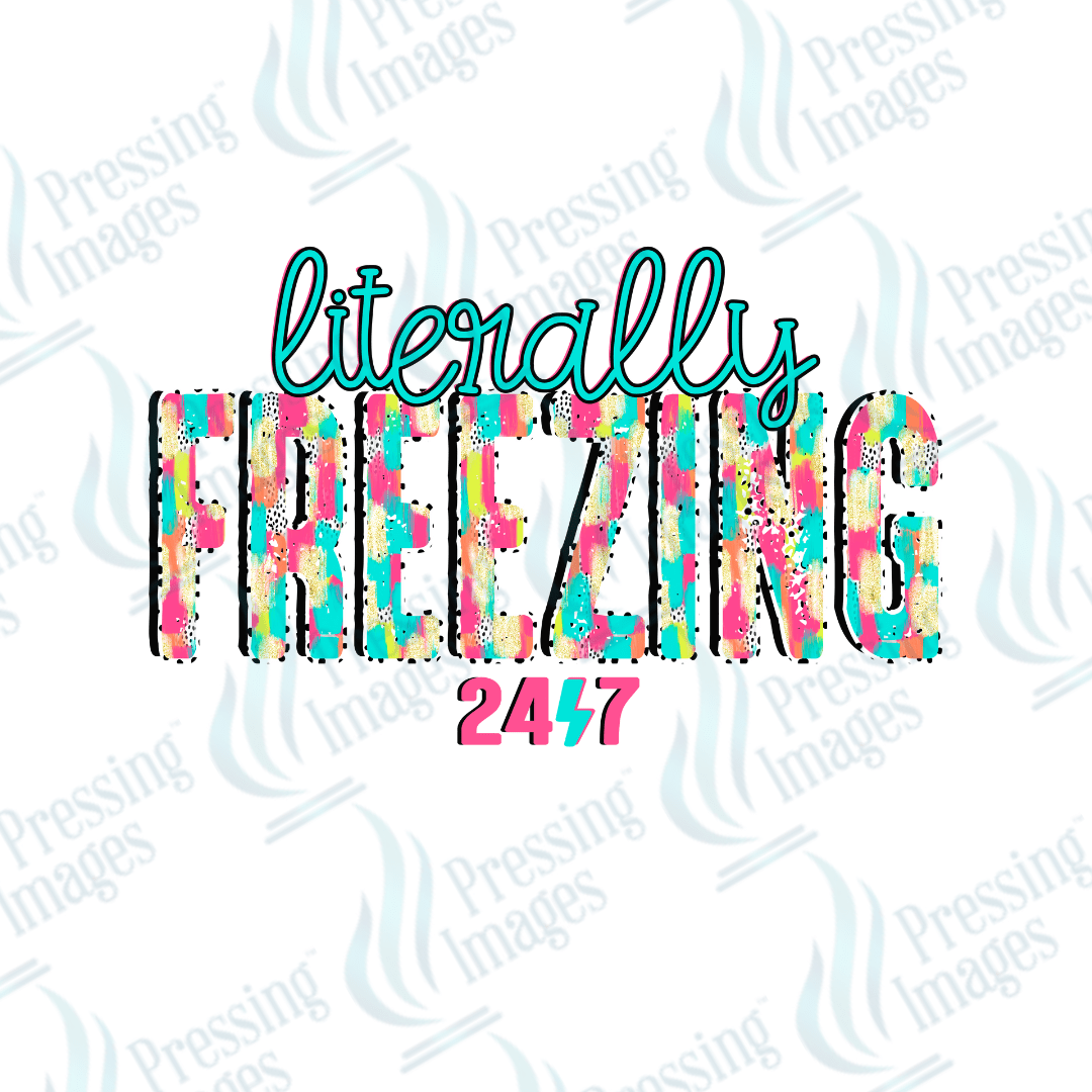 DTF 3251 Literally freezing - Pressing Images