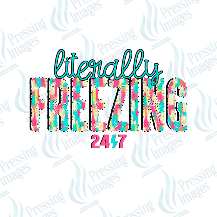 DTF 3251 Literally freezing - Pressing Images