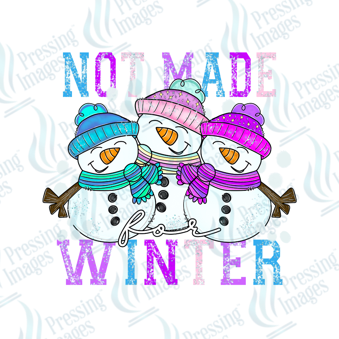 DTF 3260 Not made for winter - Pressing Images