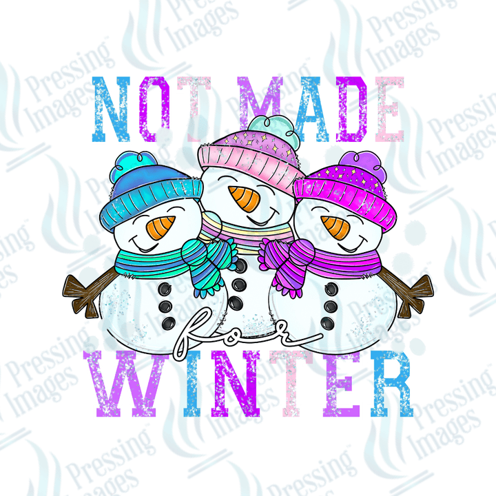 DTF 3260 Not made for winter - Pressing Images