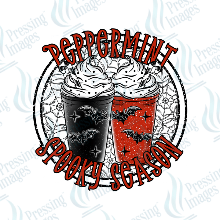 DTF 3261 Peppermint spooky season - Pressing Images