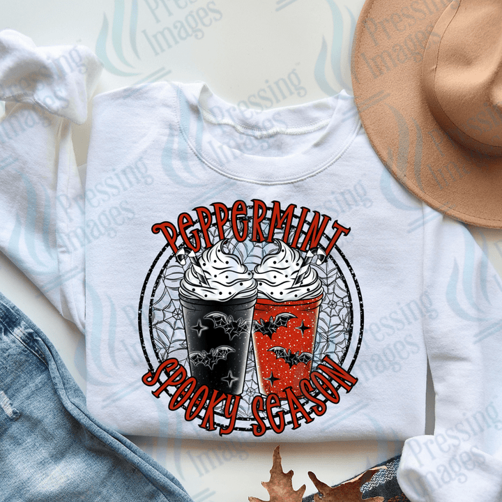 DTF 3261 Peppermint spooky season - Pressing Images