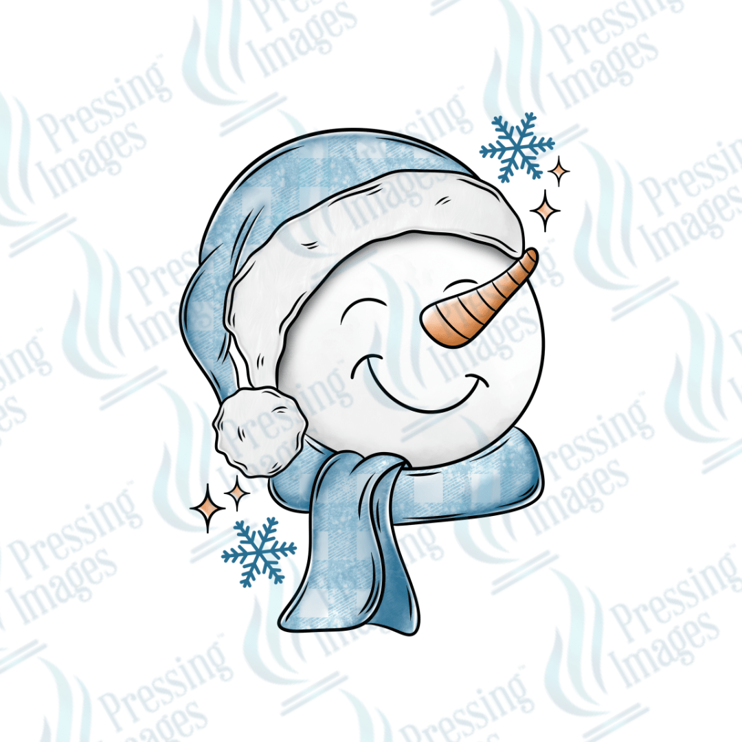DTF 3267 Snowman - Pressing Images
