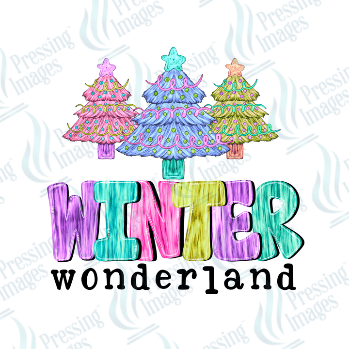 DTF 3274 Winter wonderland - Pressing Images
