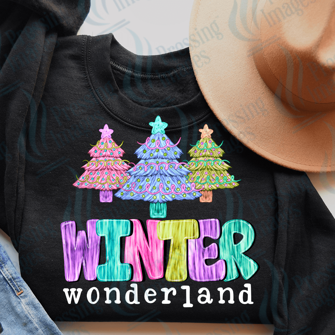 DTF 3274 Winter wonderland - Pressing Images