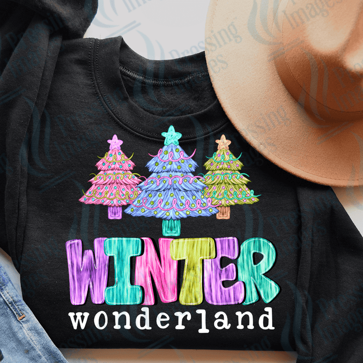 DTF 3274 Winter wonderland - Pressing Images