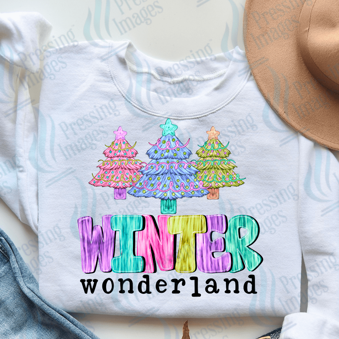 DTF 3274 Winter wonderland - Pressing Images