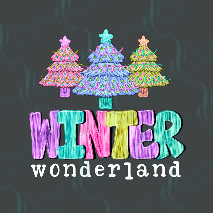 DTF 3274 Winter wonderland - Pressing Images