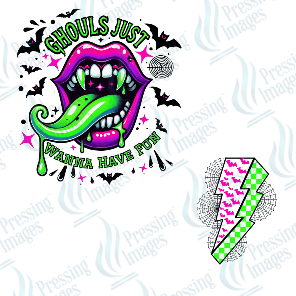 DTF 3295 Ghouls just wanna have fun - Pressing Images