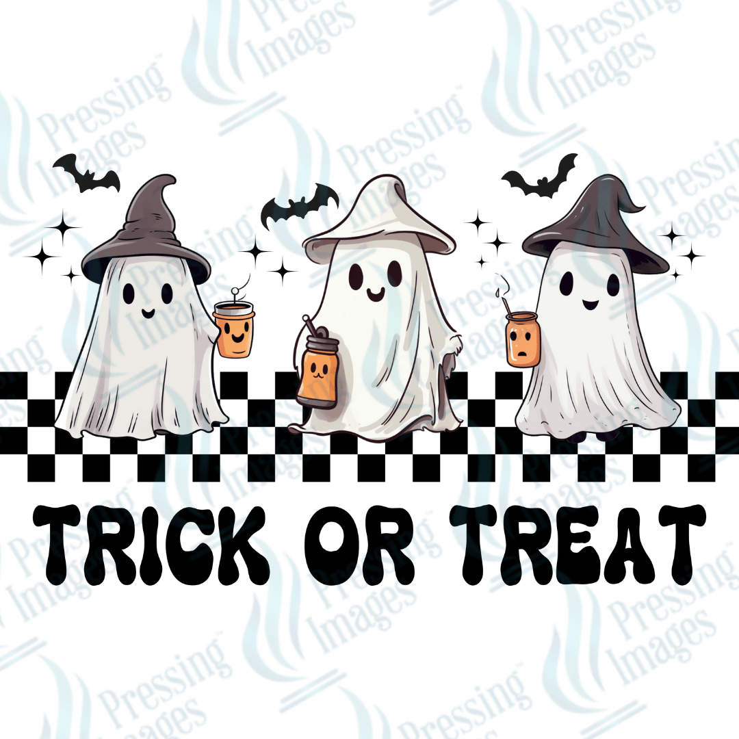 DTF 3296 Trick or treat - Pressing Images