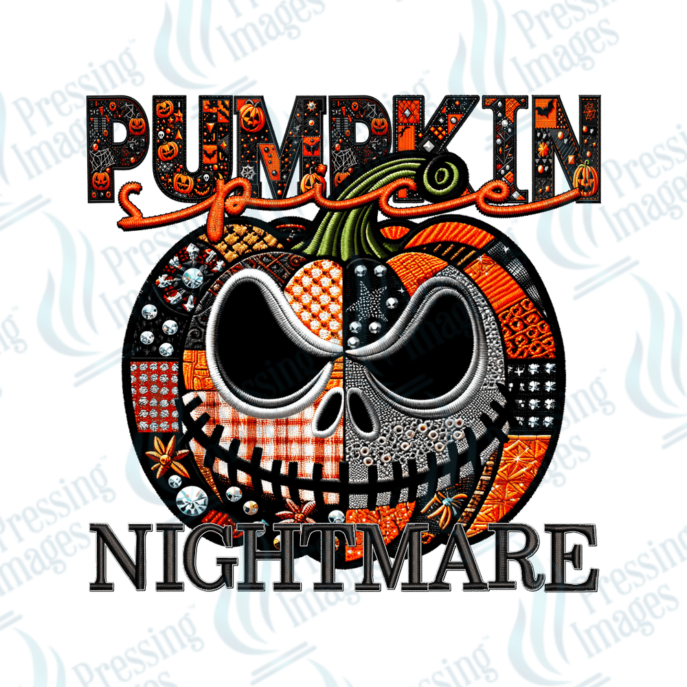 DTF 3310 Pumpkin nightmare - Pressing Images