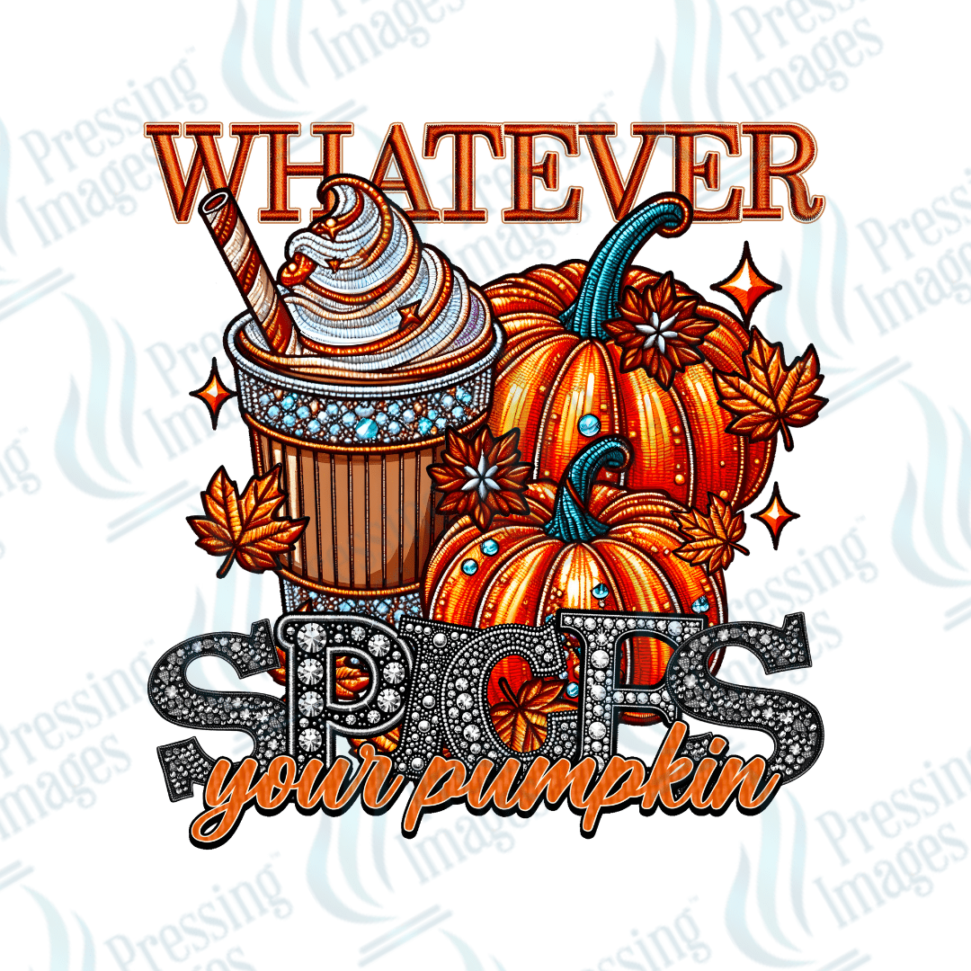 DTF 3312 Whatever spices your pumpkin - Pressing Images