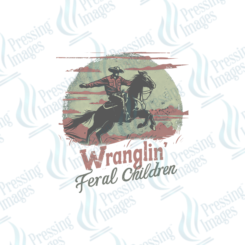 DTF 3314 Wranglin feral children - Pressing Images