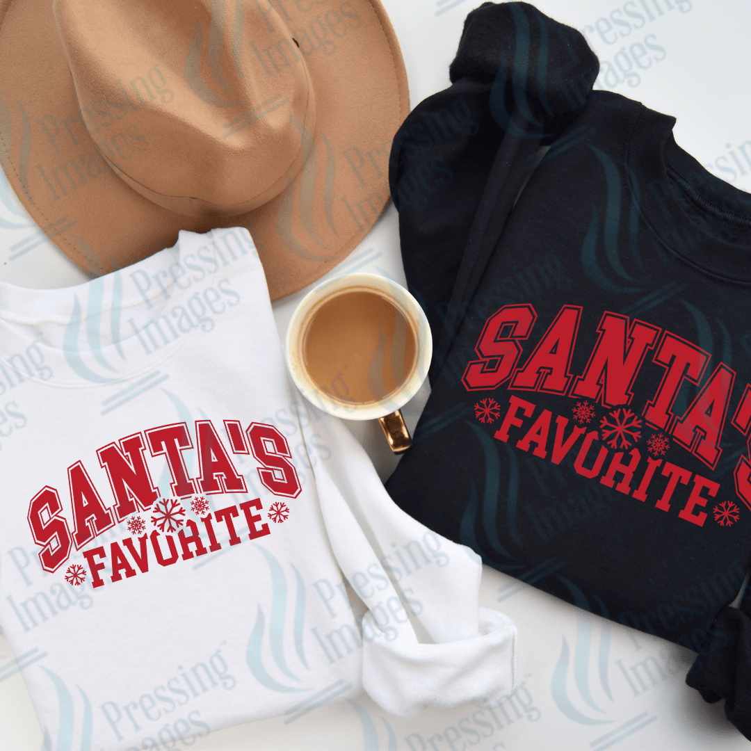 DTF 3317 Santa's favorite - Pressing Images