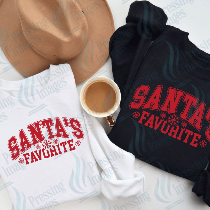DTF 3317 Santa's favorite - Pressing Images