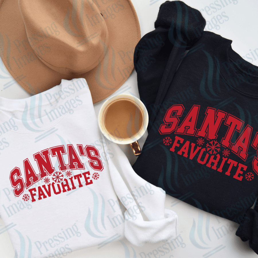 DTF 3317 Santa's favorite - Pressing Images