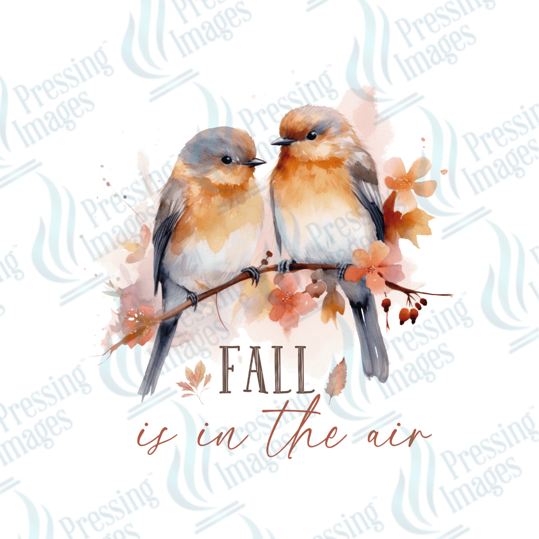 DTF 3320 Fall birds - Pressing Images