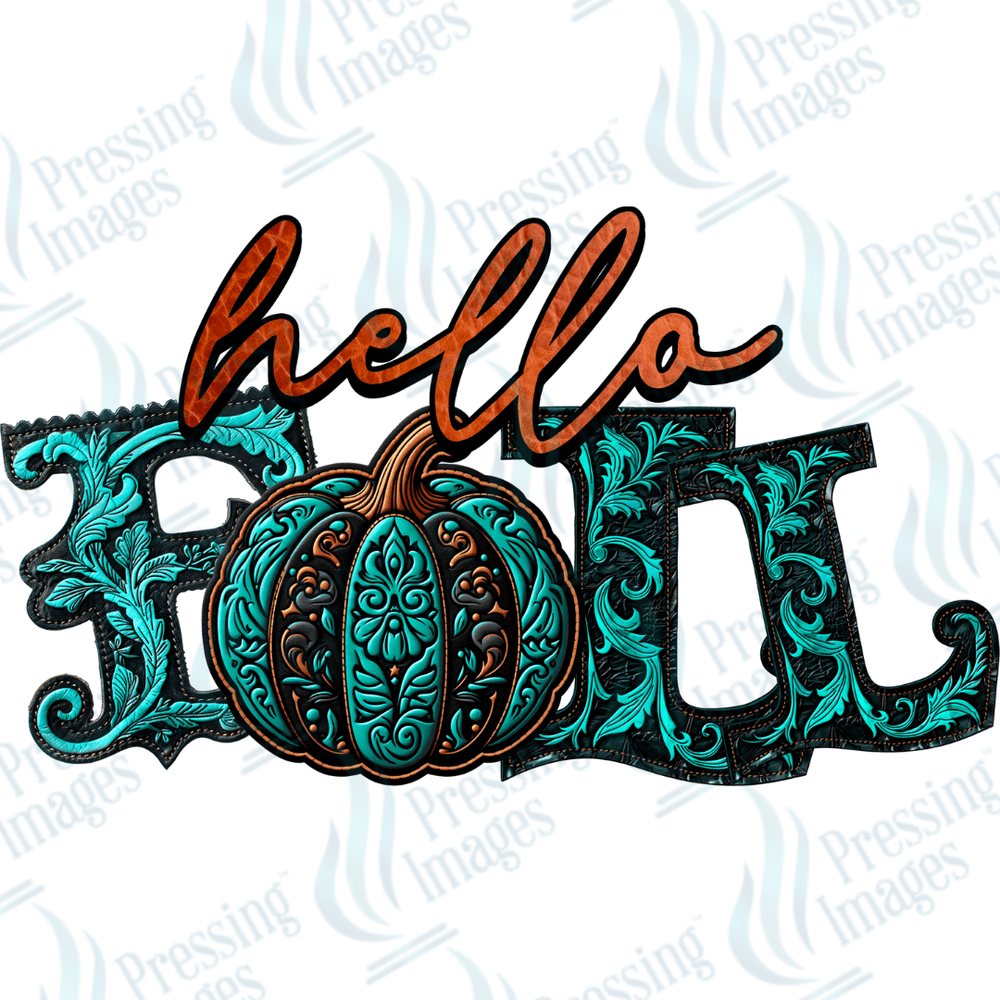 DTF 3323 Hello fall - Pressing Images