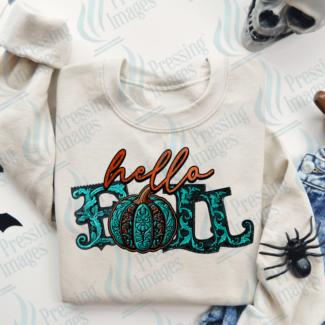 DTF 3323 Hello fall - Pressing Images