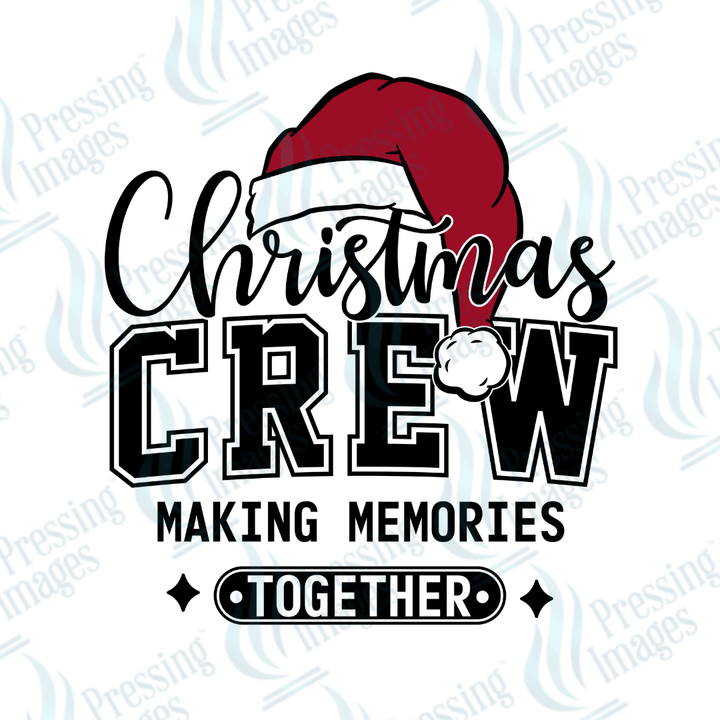 DTF 3329 Christmas crew - Pressing Images