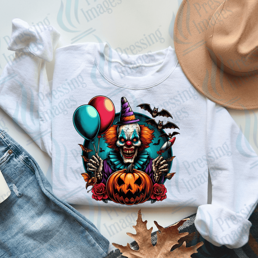 DTF 3330 Creepy clown - Pressing Images