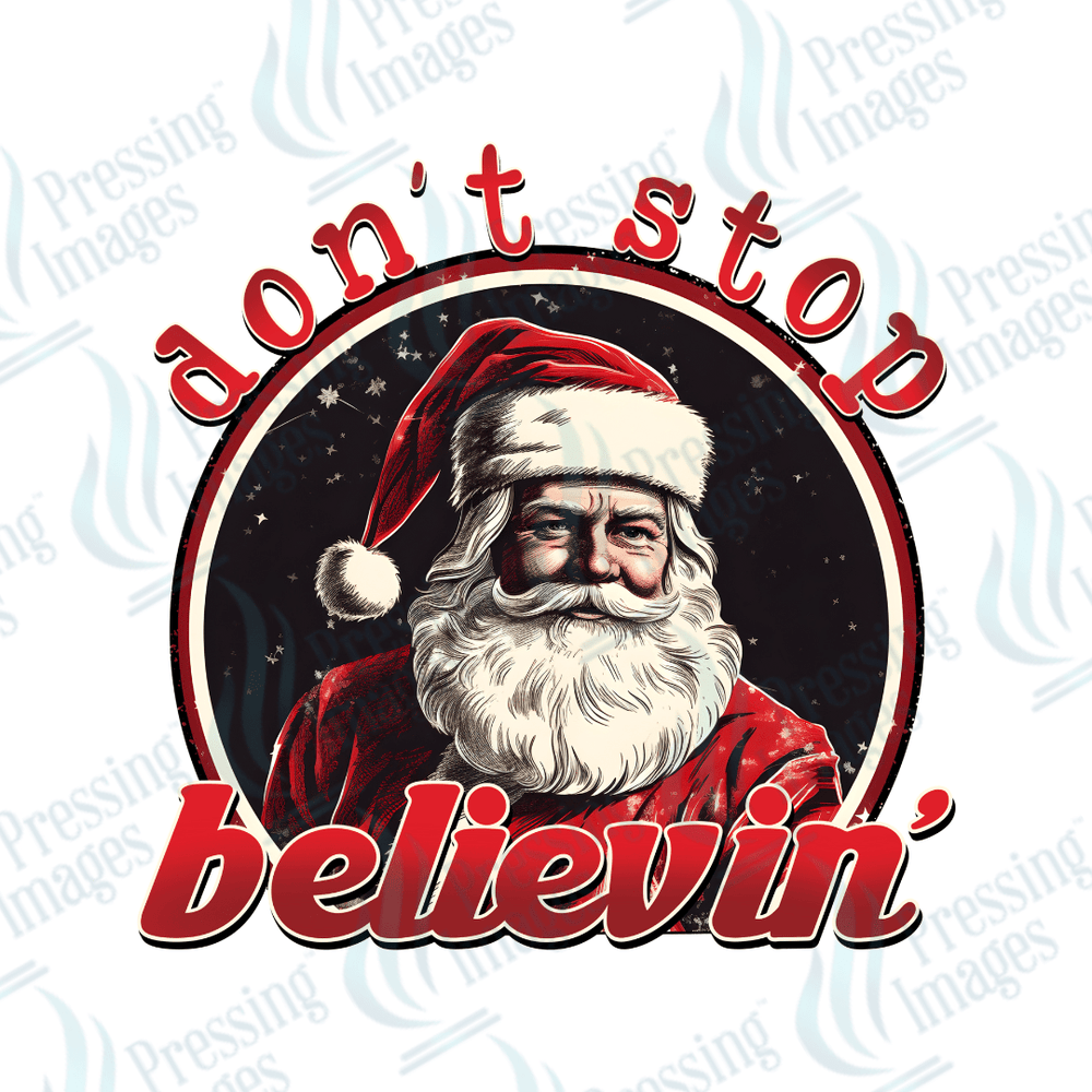 DTF 3332 don't stop believing - Pressing Images
