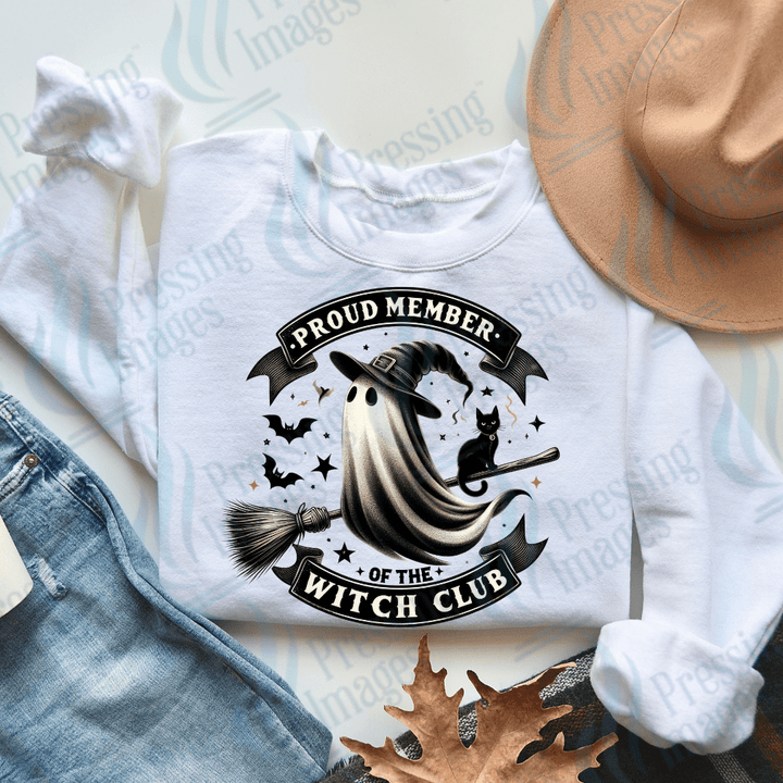 DTF 3346 Proud member of the witch club - Pressing Images