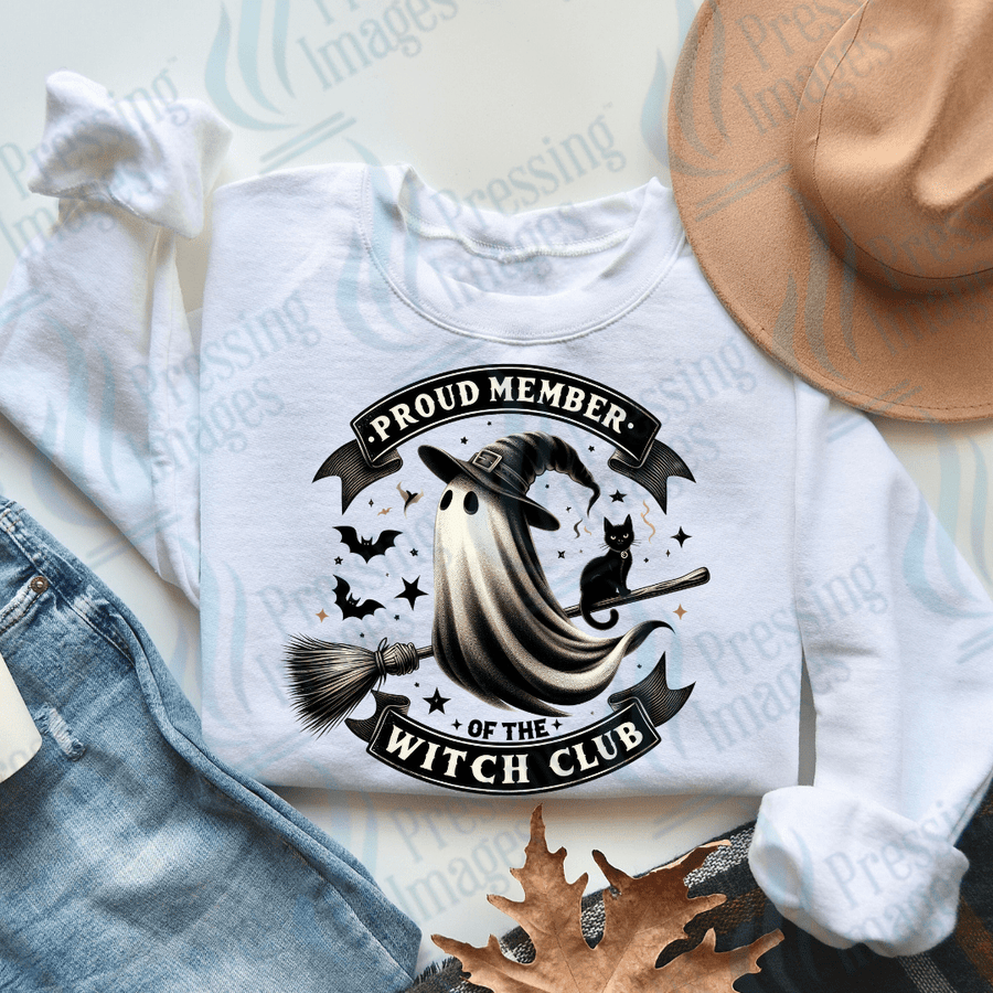 DTF 3346 Proud member of the witch club - Pressing Images