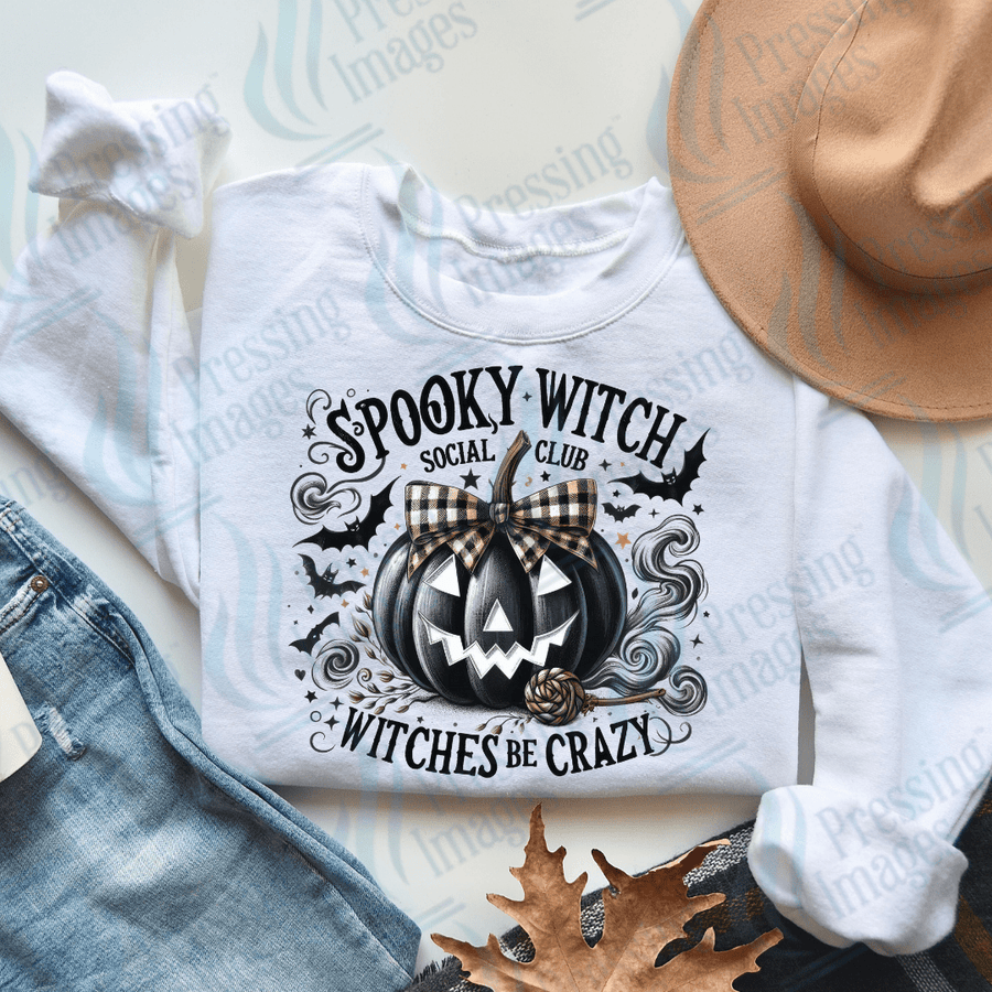 DTF 3352 Spooky witch - Pressing Images