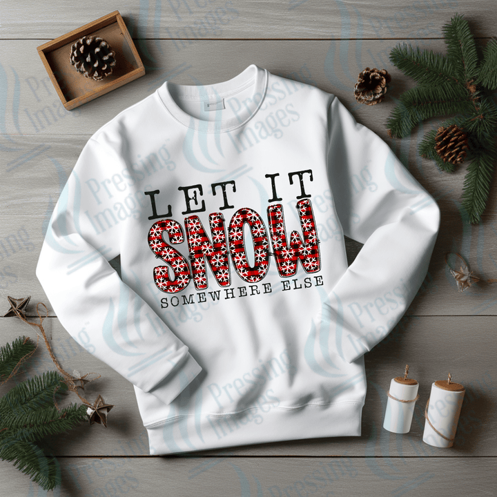 DTF 3355 Let it snow - Pressing Images