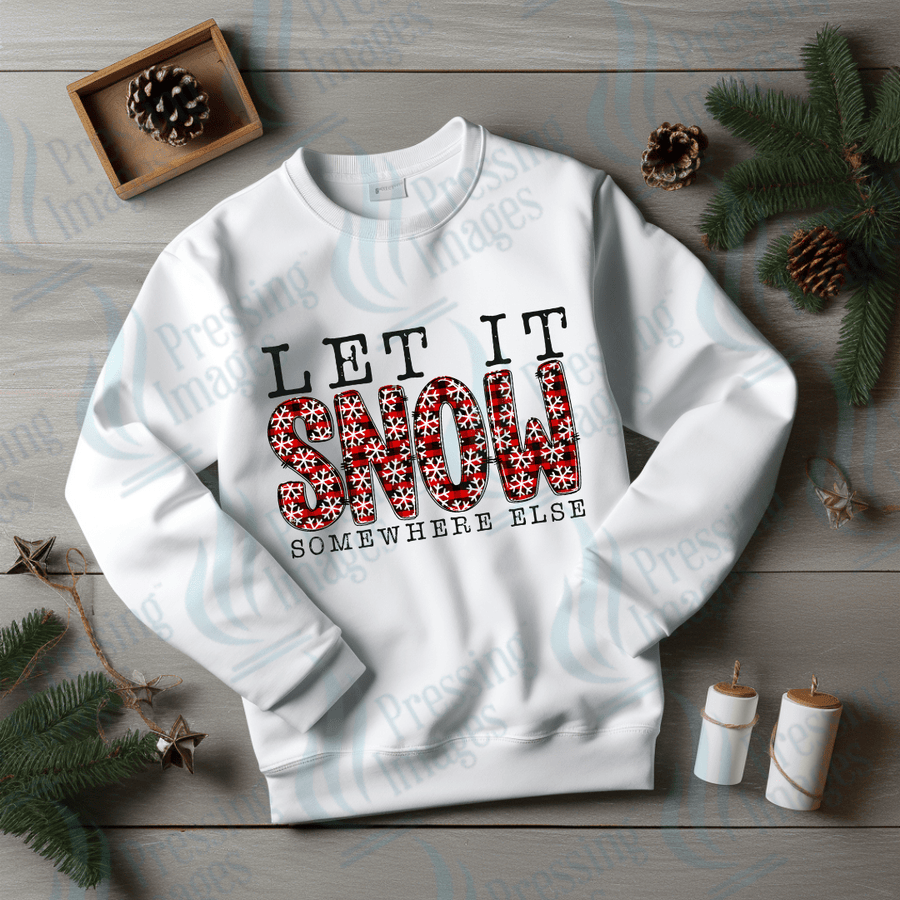 DTF 3355 Let it snow - Pressing Images