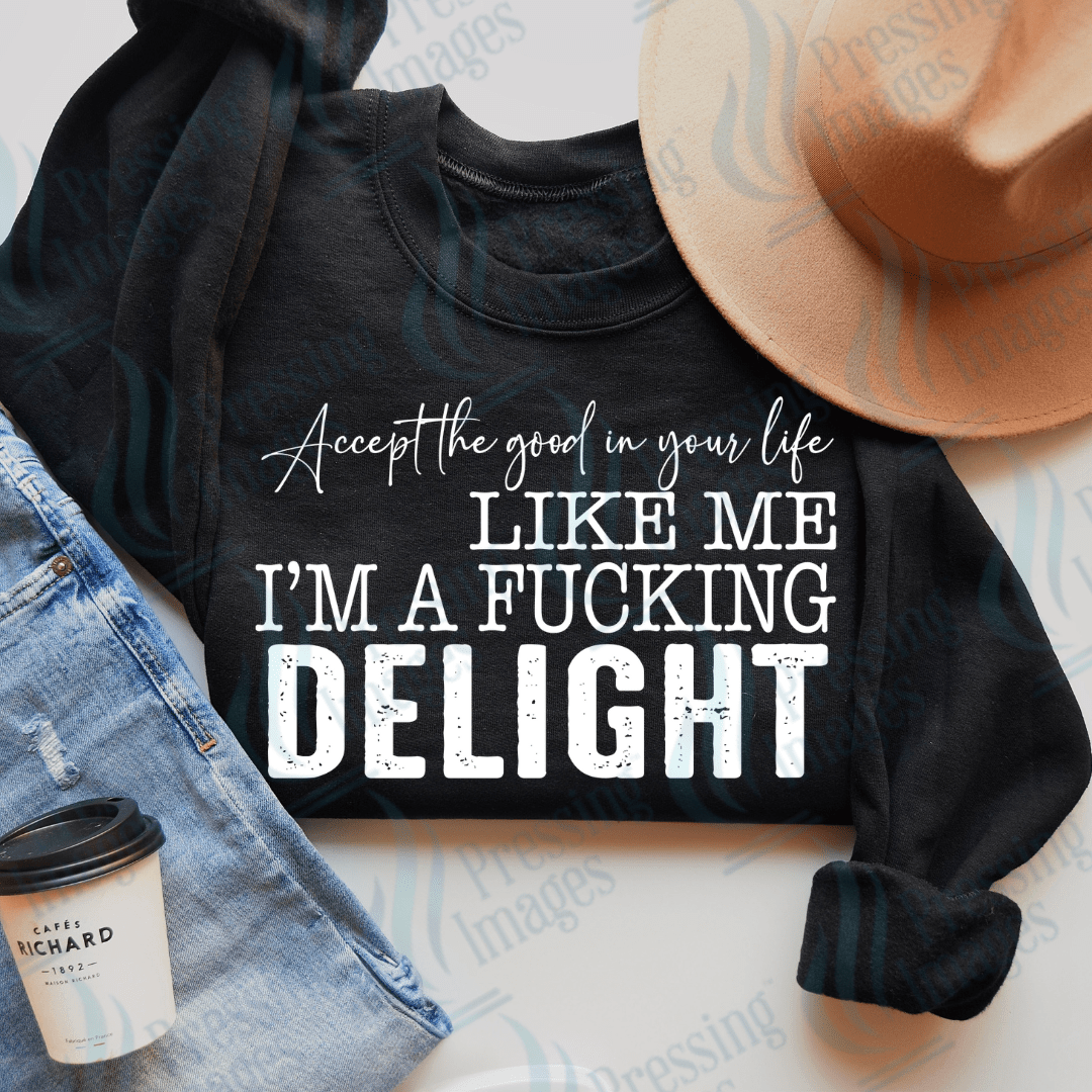 DTF 3360 Accept the good in your life - Pressing Images