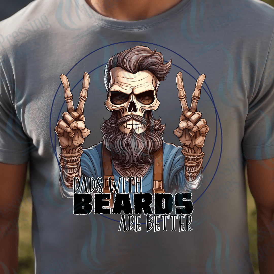 DTF 3362 Dad's with beards - Pressing Images