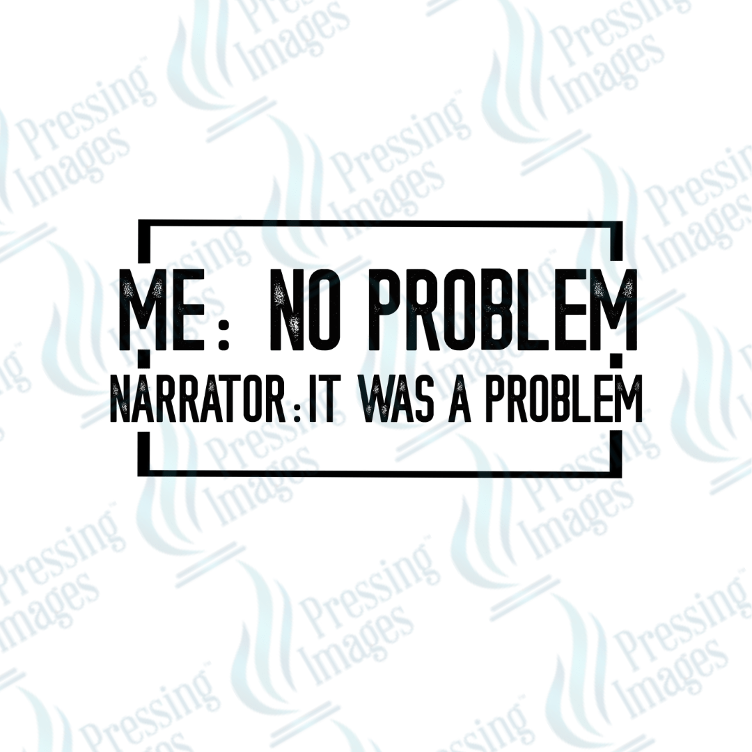 DTF 3364 No problem - Pressing Images