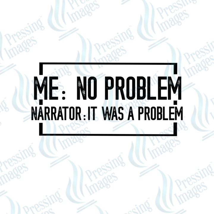 DTF 3364 No problem - Pressing Images