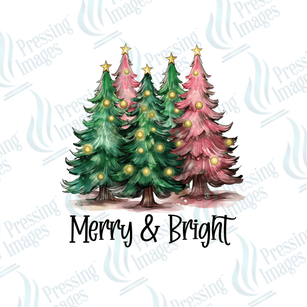 DTF 3370 Merry and bright - Pressing Images