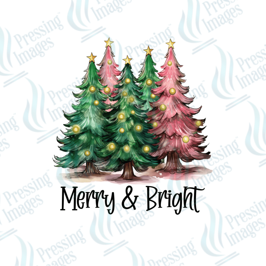 DTF 3370 Merry and bright - Pressing Images