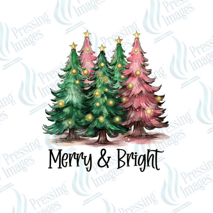 DTF 3370 Merry and bright - Pressing Images