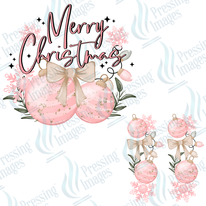 DTF 3372 Merry Christmas - Pressing Images